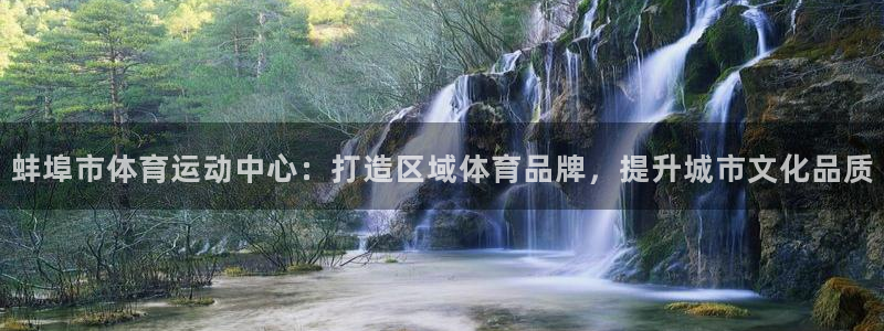 米兰体育登录：蚌埠市体育运动中心：打造区域体育品牌，提升城市文化品质